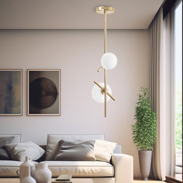 Lampa Viseća APP1666-2CP Gold