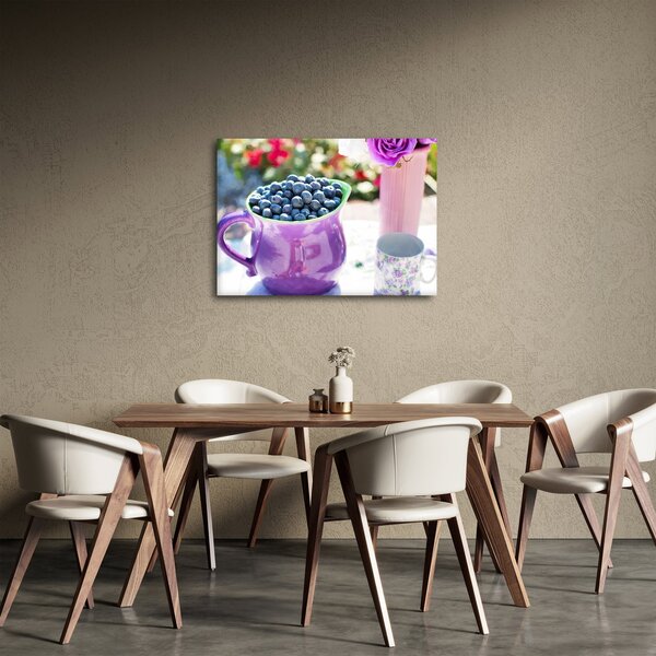 Slika - borovnice u šalici (70x50 cm)