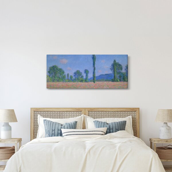 Slika - Claude Monet, Poppy Field (Giverny), reprodukcije (120x50 cm)