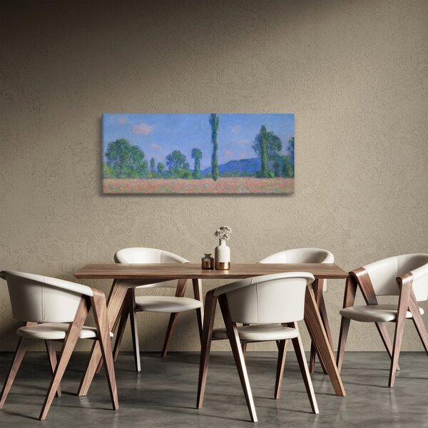 Slika - Claude Monet, Poppy Field (Giverny), reprodukcije (120x50 cm)