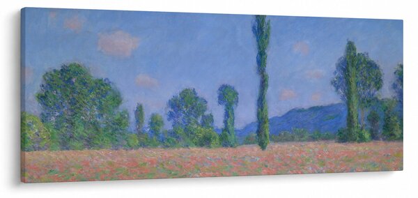 Slika - Claude Monet, Poppy Field (Giverny), reprodukcije (120x50 cm)