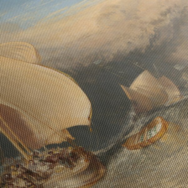 Slika - William Turner, Fishing Boats with Hucksters Bargaining for Fish, reprodukcije (120x50 cm)