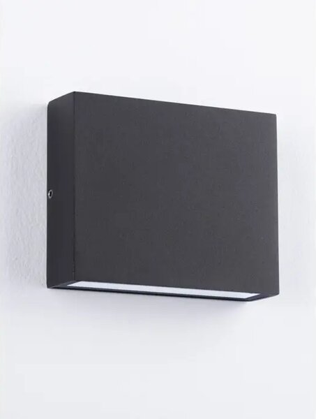 TICK VANJSKA ZIDNA SVJETILJKA LED 7Watt 416Lm IP54 3000K CRNA NL9030817