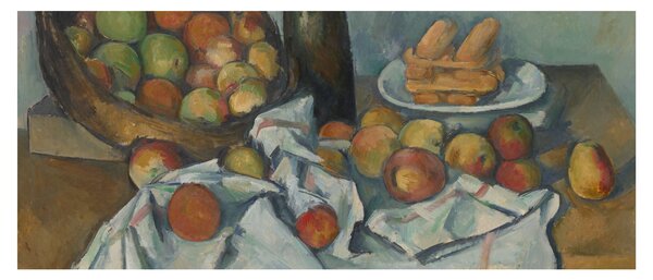 Slika - Paul Cezanne, The Basket of Apples, reprodukcije (120x50 cm)