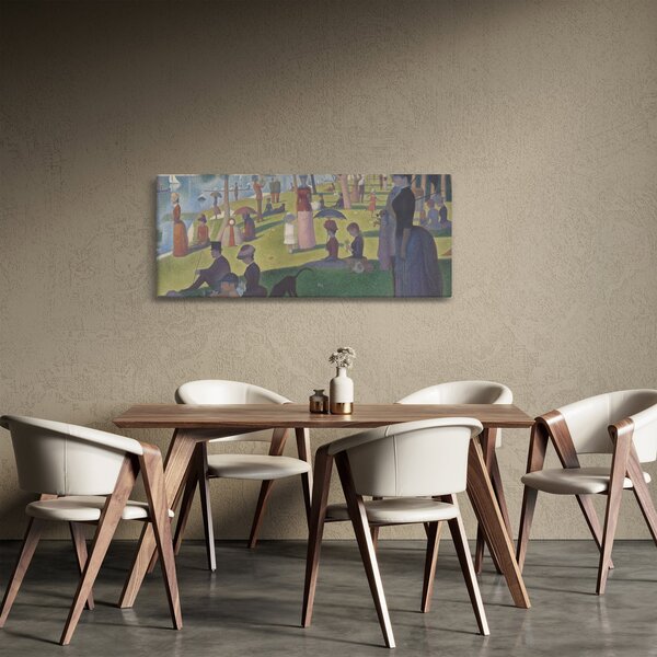 Slika - Georges Seurat, A Sunday on La Grande Jatte, reprodukcije (120x50 cm)