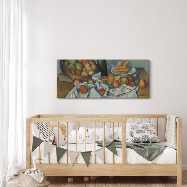 Slika - Paul Cezanne, The Basket of Apples, reprodukcije (120x50 cm)