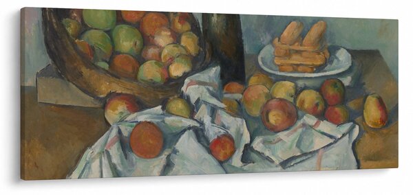 Slika - Paul Cezanne, The Basket of Apples, reprodukcije (120x50 cm)