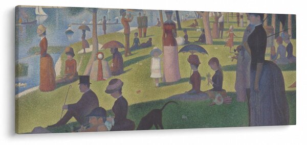 Slika - Georges Seurat, A Sunday on La Grande Jatte, reprodukcije (120x50 cm)
