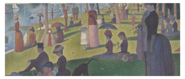 Slika - Georges Seurat, A Sunday on La Grande Jatte, reprodukcije (120x50 cm)