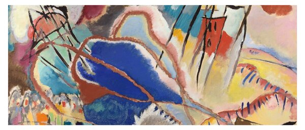 Slika - Vasily Kandinsky, Improvisation No. 30 (Cannons), reprodukcije (120x50 cm)
