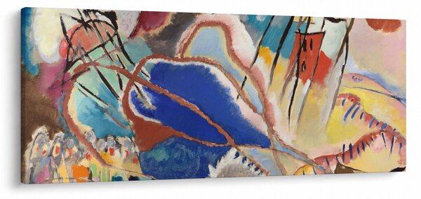 Slika - Vasily Kandinsky, Improvisation No. 30 (Cannons), reprodukcije (120x50 cm)