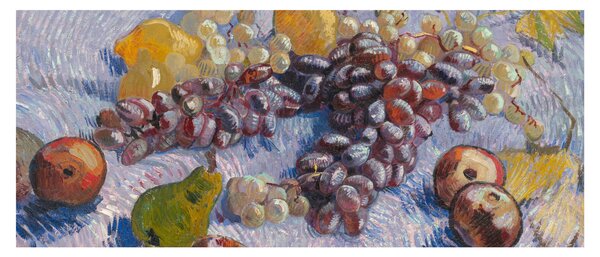 Slika - Vincent van Gogh, Grapes, Lemons, Pears, and Apples, reprodukcije (120x50 cm)
