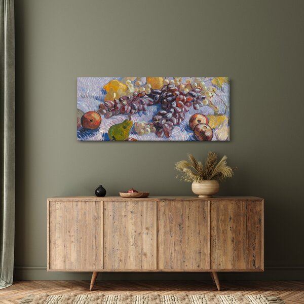 Slika - Vincent van Gogh, Grapes, Lemons, Pears, and Apples, reprodukcije (120x50 cm)