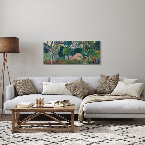Slika - Paul Gauguin, Te raau rahi (The Big Tree), reprodukcije (120x50 cm)