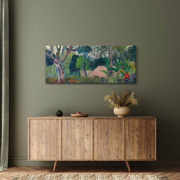 Slika - Paul Gauguin, Te raau rahi (The Big Tree), reprodukcije (120x50 cm)
