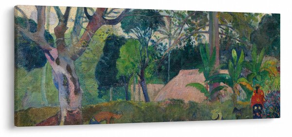 Slika - Paul Gauguin, Te raau rahi (The Big Tree), reprodukcije (120x50 cm)