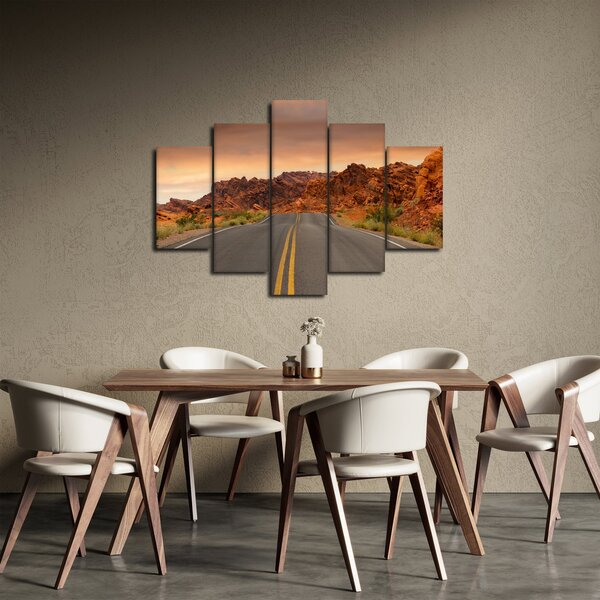 Slika ceste i stijena (150x105 cm)