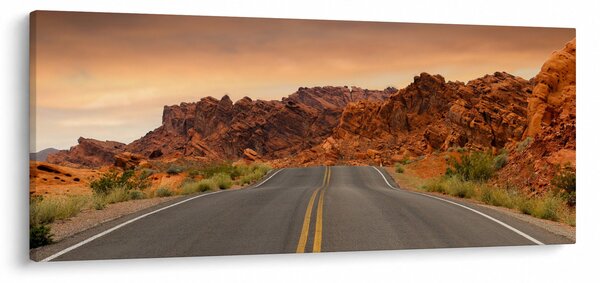 Slika ceste u planinama (120x50 cm)