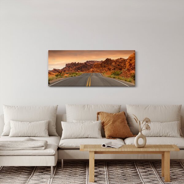 Slika ceste u planinama (120x50 cm)