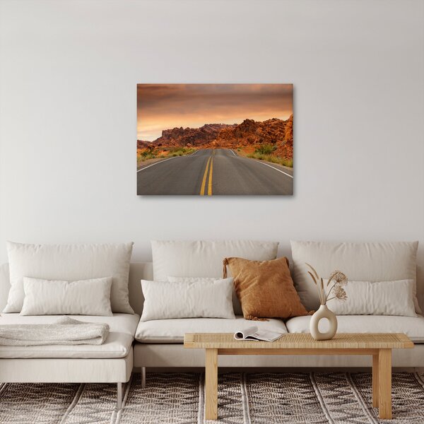 Slika ceste u planinama (70x50 cm)