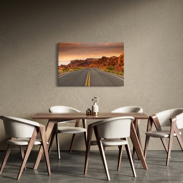 Slika ceste u planinama (90x60 cm)
