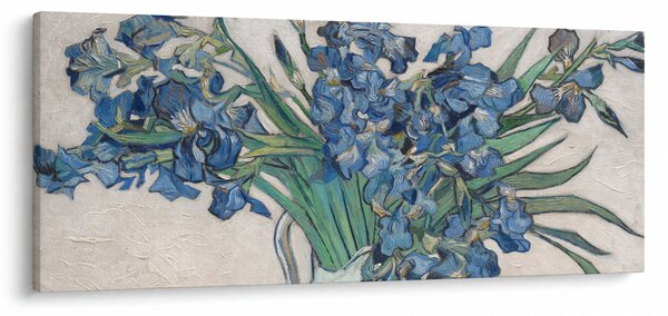 Slika - Vincent van Gogh, Irises, reprodukcije (120x50 cm)