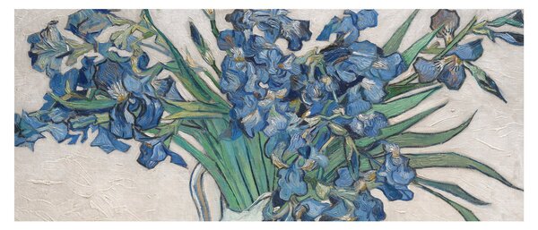 Slika - Vincent van Gogh, Irises, reprodukcije (120x50 cm)