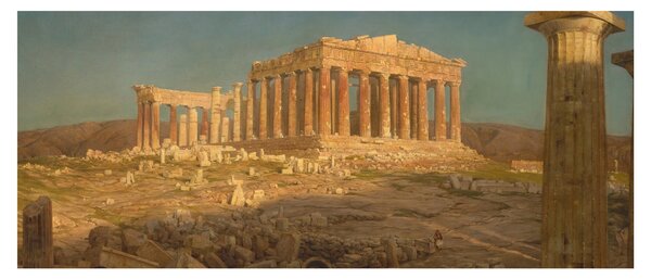 Slika - Frederic Edwin Church, The Parthenon, reprodukcije (120x50 cm)