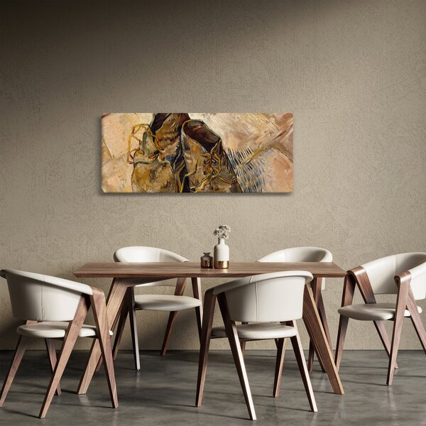 Slika - Vincent van Gogh, Shoes, reprodukcije (120x50 cm)