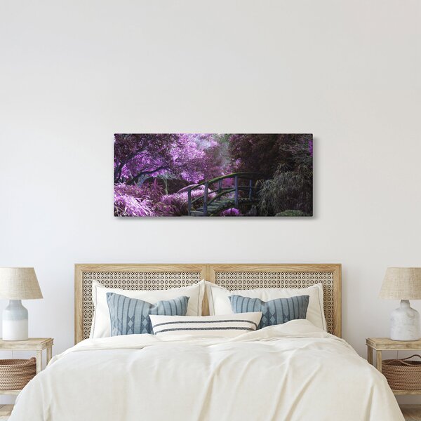 Slika - ljubičasto drveće (120x50 cm)