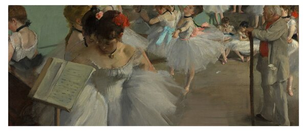 Slika - Edgar Degas, The Dance Class, reprodukcije (120x50 cm)