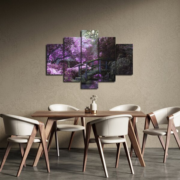Slika - ljubičasto drveće (150x105 cm)