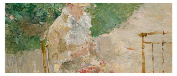 Slika - Berthe Morisot, Young Woman Knitting, reprodukcije (120x50 cm)