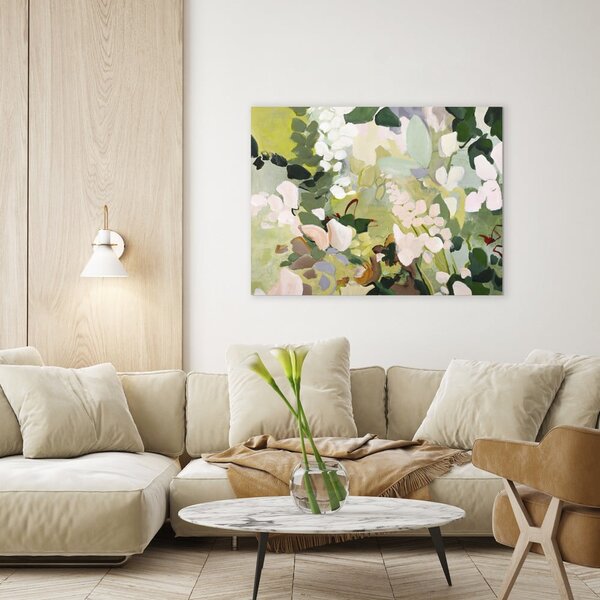 Slika s ručno oslikanim elementima 90x118 cm Green Garden – Malerifabrikken