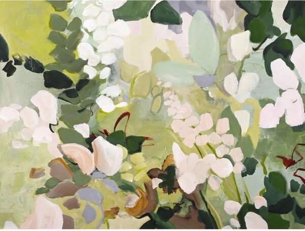 Slika s ručno oslikanim elementima 90x118 cm Green Garden – Malerifabrikken