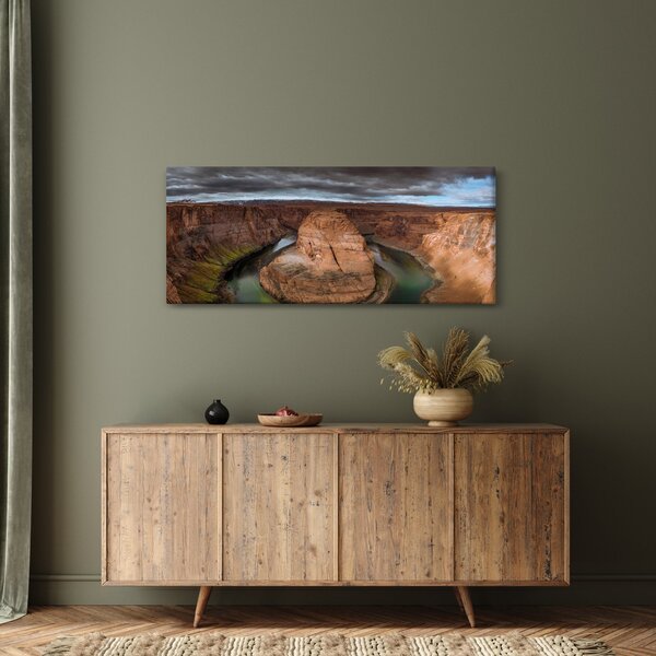Slika jezera u litici (120x50 cm)