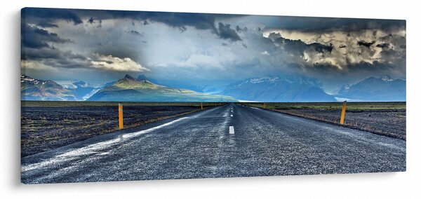 Slika ceste u oluji (120x50 cm)