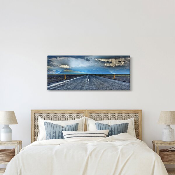 Slika ceste u oluji (120x50 cm)