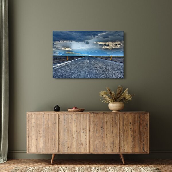 Slika ceste u oluji (90x60 cm)