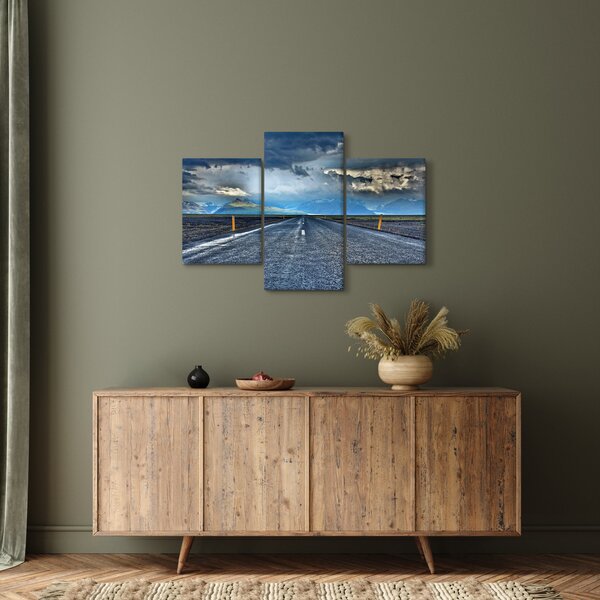 Slika ceste u oluji (90x60 cm)