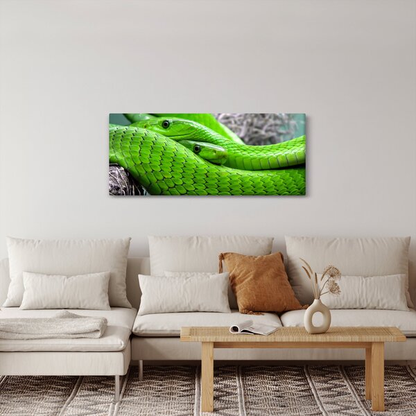 Slika zelenih zmija (120x50 cm)