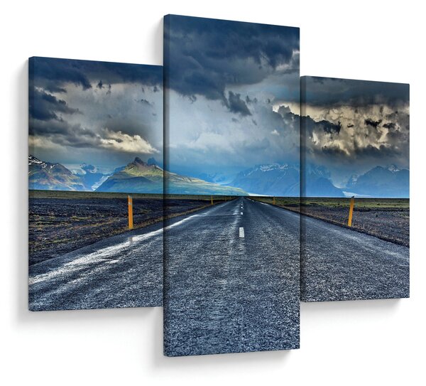 Slika ceste u oluji (90x60 cm)
