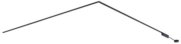 Moderni sustav tračnica za rasvjetu crni 1-fazni 400 cm - Magnetic