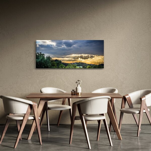 Slika krajolika sa zrakama (120x50 cm)