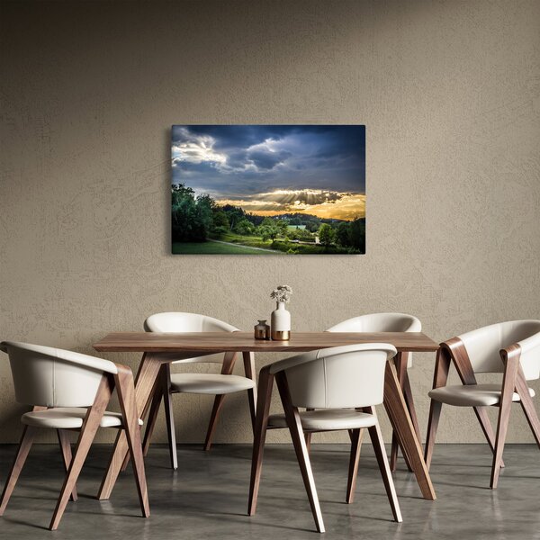 Slika krajolika sa zrakama (90x60 cm)