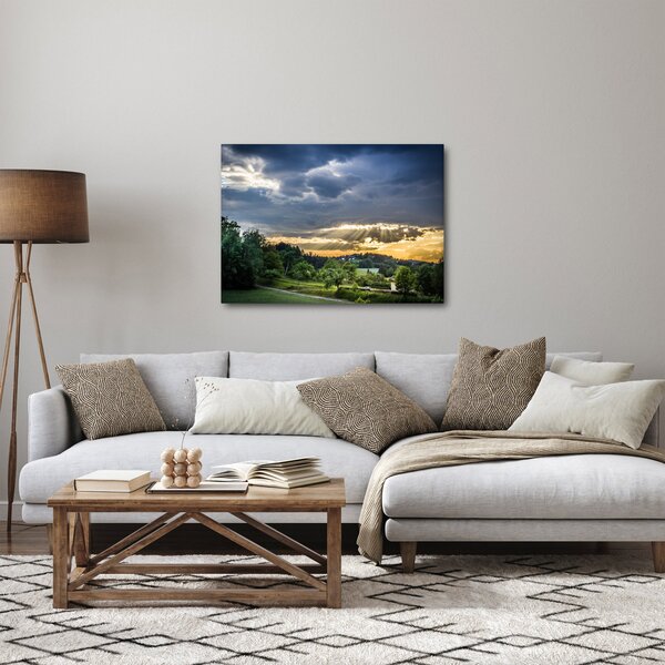 Slika krajolika sa zrakama (70x50 cm)