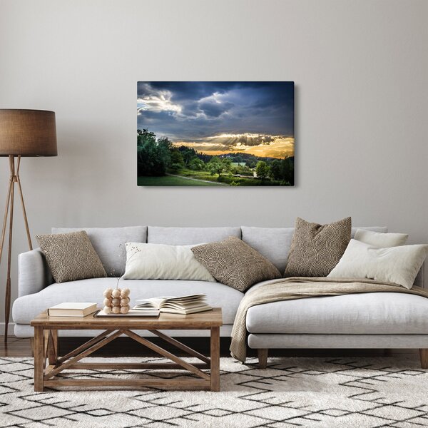 Slika krajolika sa zrakama (90x60 cm)