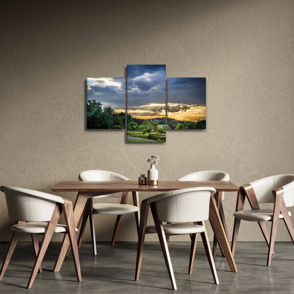Slika krajolika sa zrakama (90x60 cm)