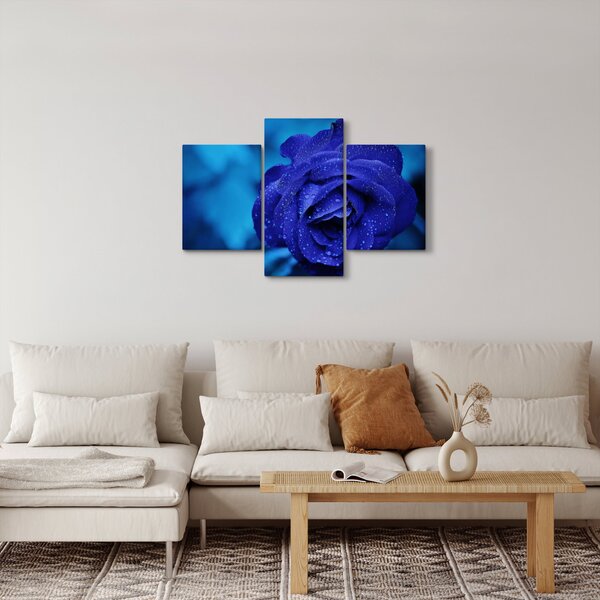 Slika plave ruže (90x60 cm)