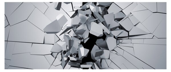 3D apstraktna slika (120x50 cm)